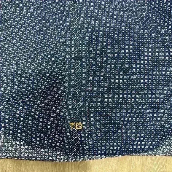 THOMAS DEAN Men’s Long sleeve Multicolor button Down shirt.Size small - Picture 4 of 9